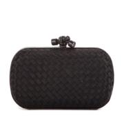 Bottega Veneta Vintage Pre-owned Canvas kuvertvskor Black, Dam