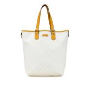 Gucci Vintage Pre-owned Canvas gucci-vskor White, Dam