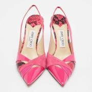 Jimmy Choo Pre-owned Pre-owned Mocka klackskor Pink, Dam