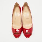 Christian Louboutin Pre-owned Pre-owned Tyg klackskor Red, Dam