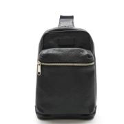 Gucci Vintage Pre-owned Laeder crossbodyvskor Black, Dam