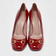 Gucci Vintage Pre-owned Tyg klackskor Red, Dam