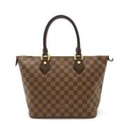 Louis Vuitton Vintage Pre-owned Canvas axelremsvskor Brown, Dam