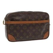 Louis Vuitton Vintage Pre-owned Canvas kuvertvskor Brown, Dam