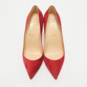 Christian Louboutin Pre-owned Pre-owned Mocka klackskor Red, Dam