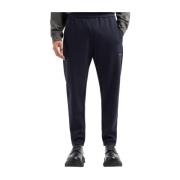 Emporio Armani Blå Logo Patch Sweatpants Blue, Herr