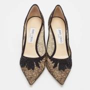 Jimmy Choo Pre-owned Pre-owned Spets klackskor Black, Dam