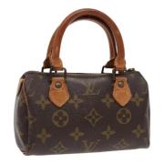 Louis Vuitton Vintage Pre-owned Canvas louis-vuitton-vskor Brown, Dam