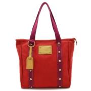 Louis Vuitton Vintage Pre-owned Tyg louis-vuitton-vskor Red, Dam