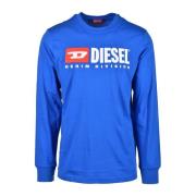 Diesel Bomull T-shirt Blue, Herr