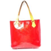 Louis Vuitton Vintage Pre-owned Laeder handvskor Red, Dam