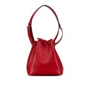 Louis Vuitton Vintage Pre-owned Laeder axelremsvskor Red, Dam