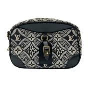 Louis Vuitton Vintage Pre-owned Tyg axelremsvskor Black, Dam