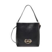 Love Moschino V?r/Sommar Axelväska Jc4052Pp1Gld1 Black, Dam