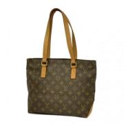 Louis Vuitton Vintage Pre-owned Tyg louis-vuitton-vskor Brown, Dam