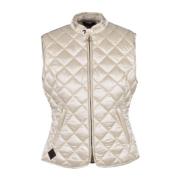 Husky Original Puffer Vest med Polyester-Nylon Blandning Beige, Dam