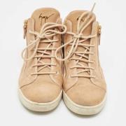 Giuseppe Zanotti Pre-owned Pre-owned Mocka sneakers Beige, Dam