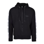 Moschino Bomull Elastan Sweatshirt Underkläder Black, Herr