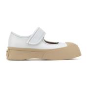 Marni Vita Mary Jane-sneakers i läder White, Dam