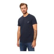 Hugo Boss Regular Fit Bomull T-shirt - Blå Blue, Herr