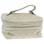 Gucci Vintage Pre-owned Canvas handvskor Beige, Dam