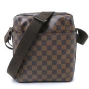 Louis Vuitton Vintage Pre-owned Canvas crossbodyvskor Brown, Dam