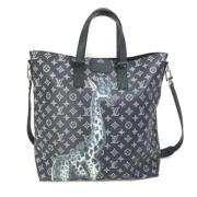 Louis Vuitton Vintage Pre-owned Tyg louis-vuitton-vskor Black, Dam