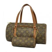 Louis Vuitton Vintage Pre-owned Tyg louis-vuitton-vskor Brown, Dam