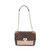 Louis Vuitton Vintage Pre-owned Canvas axelremsvskor Brown, Dam