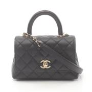 Chanel Vintage Pre-owned Laeder chanel-vskor Black, Dam