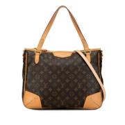 Louis Vuitton Vintage Pre-owned Plast axelremsvskor Brown, Dam