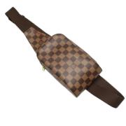 Louis Vuitton Vintage Pre-owned Canvas axelremsvskor Brown, Dam