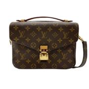 Louis Vuitton Vintage Pre-owned Canvas axelremsvskor Brown, Dam