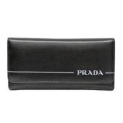 Prada Vintage Pre-owned Laeder plnbcker Black, Dam