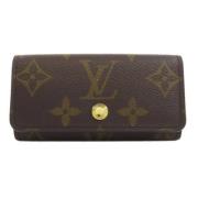 Louis Vuitton Vintage Pre-owned Tyg nyckelhllare Brown, Dam