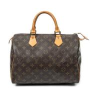 Louis Vuitton Vintage Pre-owned Canvas handvskor Brown, Dam