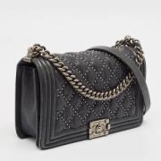 Chanel Vintage Pre-owned Laeder chanel-vskor Black, Dam