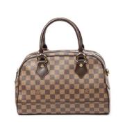 Louis Vuitton Vintage Pre-owned Canvas handvskor Brown, Dam