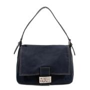 Fendi Vintage Pre-owned Tyg axelremsvskor Blue, Dam