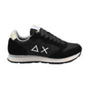 Sun68 Stiliga solida nylon sneakers Black, Herr