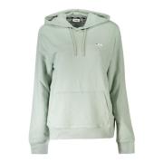 Fila Grön hoodie med broderad logotyp Green, Herr