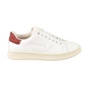 Diesel Vita/Bordeaux Sneakers för Kvinnor White, Dam