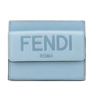 Fendi Vintage Pre-owned Laeder plnbcker Blue, Dam