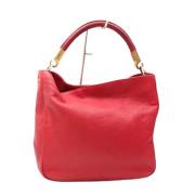 Saint Laurent Vintage Pre-owned Laeder handvskor Red, Dam