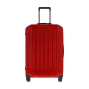 Piquadro Röda Tillbehör Trolley med TSA-lås Red, Herr