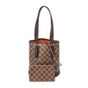 Louis Vuitton Vintage Pre-owned Canvas handvskor Brown, Dam