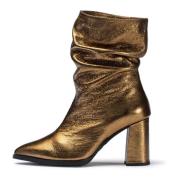 Wonders Botines fruncidos Salma Oro - Talla: 35,Color: Metalizados Yel...