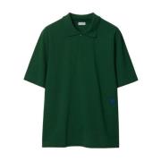 Burberry Stilig Ivy Jersey Polo Shirt Green, Herr