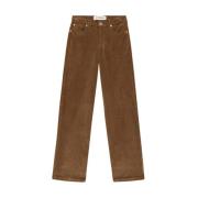 Roy Roger's Sammet Corduroy Flare Byxor Brown, Dam