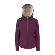 YES ZEE Plommon Soft Shell Jacka Purple, Dam